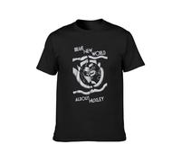 QIANHANTANG Aldohuxley Brave New World 1St Edition Cover Literature Unisex 100% Cotton Short-Sleeve T-Shirts Black XXXL