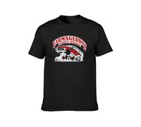 QIANHANTANG Farm Truck Street Outlaws Unisex 100% Cotton Short-Sleeve T-Shirts Black XXL