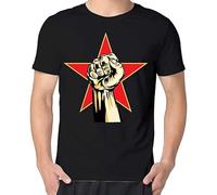 QIANHANTANG ONT Men Prophets of Rage Revealed Unisex 100% Cotton Short-Sleeve T-Shirts Black M