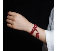 Qianhongore 108 Bracelets Fidelity High Purity Fully Transparent Birth Year Men And Women Multi-Circle