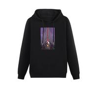 QIANJIAOMEN Currents Tame Impala Men's Hoodies Pullover Hoody Black Unisex Sweatershirt S