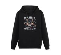 QIANJIAOMEN Daniel Ricciardo Men's Hoodies Pullover Hoody Black Unisex Sweatershirt L