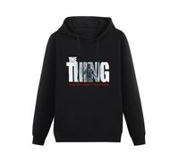 QIANJIAOMEN The Thing John Carpenter Men's Hoodies Pullover Hoody Black Unisex Sweatershirt L