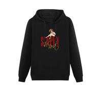 QIANJIAOMEN Tina Turner Simply The Best Men's Hoodies Pullover Hoody Black Unisex Sweatershirt XL