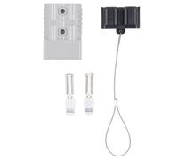 Qianjyvous 175A 600V Battery Connector, Quick Connect Modular Battery Power Fitting with PC Protection Cover, Flame Retardant UL94 V - 0 Shell, for Winch Trailer Towing Motor and Auxiliary