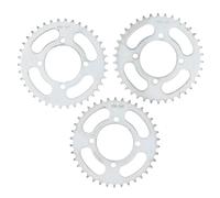 Qianjyvous 3PCS Steel Motorcycle Rear Sprocket Cog, 428 38T Rear Chain Sprocket for ATV 4 Pit Off Road Bike Go Kart, Durable High Precision Gear with Smooth Meshing