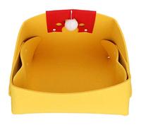 Qianjyvous Felt Pet Cat Four Seasons Sleeping Bed Cave, Universal Quick Rebound Cat Bed with Easy Installation Design, Cozy Felt Hideaway for Indoor Cats, Durable and Washable