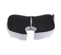 Qianjyvous Foldable Memory Foam Seat Cushion, Office Chair Seat Cushion with Fix Buckle, Breathable Ergonomic Desk Chair Pad for Travel, Work, Gaming, Car - 45x39x8cm Black
