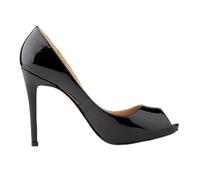 QIANKUN Platform Wedding Shoes Summer Sexy Ladies Open Toe High Heels Sandals Open Toe High Heels-black,9