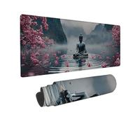 QIANLUOO Gaming Mouse mat/Large Mouse Pad 800 x 300 x 3mm | XXL Mousepad | Desk Mat | Improved Precision and Speed | Rubber Base for Stable Grip on Smooth Surfaces | Table Pad, 80 x 30cm (Zen) z-77