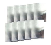 Qianly 10Pcs Foil Metallic Cardstock Shimmering Paper Reflective Sheet Metallic Paper Sheets for Scrapbook, silver