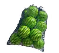 Qianly 15x Golf Training Balls 1.65inch Realistic Texture Lightweight for Backyard Equipment, Green