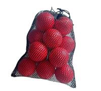 Qianly 15x Golf Training Balls 1.65inch Realistic Texture Lightweight for Backyard Equipment, Red