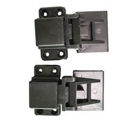 Qianly 2 Pieces Record Player Lid Hinges Turntable Dust Cover Hinge Replacement Quick Installation Dust Cover Hinges for Home Audio