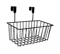 Qianly 2x Grid Storage Baskets with Hooks, Over The Cabinet Door Baskets for Home,Kitchen