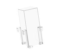 Qianly 3 Pieces Fish Tank Mounts Aquarium Accessories with Brackets Transparent Table Mount Negative Printing Technology Maintenance-Friendly for Desktop Hom, Large with Brackets