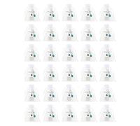 Qianly 30 Pieces of Turtle-Shaped Keychains with Clasp and Greeting Cards, Gift Idea for Gratitude, Blue