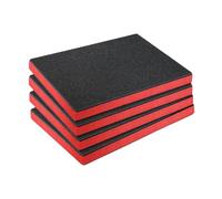 Qianly 4-piece Foam Insert Organizer EPE Insert Foam Removable for Tabletop Miniatures, Model Making, Moving, Hobby Room, 30.5cmx25.5cmx3.8cm