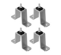 Qianly 4 Vibration Isolator Mounting Brackets, Anti-Vibration Conditioning Pads, Heavy Duty and Premium, Higher Size