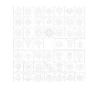 Qianly 48Pcs Mandala Stencils Creative Stencils for Painting for Crafts Floor Wall