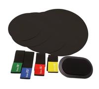 Qianly 5 Pieces Drum Damping Pad Kit Drum Quietener Drum Suppressor Drum Control Pad Long- Construction Suitable for Shared Room Play Evening Drumming
