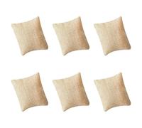 Qianly 6 Pieces Watch Pillows Jewelry Display Multipurpose Accessories Watch Cushion Storage for Exhibition Retail Boutique Selling, Linen