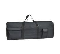 Qianly 61 Key Keyboard Bag Shock Resistant Keyboard Bag with Shoulder Strap Heavy Duty for Students, Travel, Rehearsals, Music Lessons, Array, Black, 61 Key