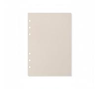Qianly 80 Sheets Binder Refill Paper Refillable Notebook Filler Sheets Smooth Writing Experience Lined Filler Paper for Journalers, Students, A5, Blank