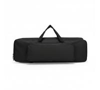 Qianly 88 Key Keyboard Case 10mm Thick Padding Folding Piano Carrying Bag Portable Padded Keyboard Gig Bag for Artists, Students, Travel, Gigs, Storage, S