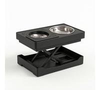 Qianly Adjustable Pet Feeder with Remote Control Elevated Electric Pet Feeding Station Ergonomic Bowl Stand for Cats, Home