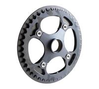 Qianly Aluminum Alloy Chainring Adapter -drive Motors, High Performance, Interchangeable, Wear-resistant, Lightweight, High Strength, Chainring and Base
