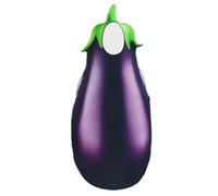 Qianly Aubergine Costume Sleeveless Aubergine Halloween Costume Pull-on Suit for Stage Performances