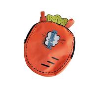 Qianly Badminton Bag Kids Backpack Zipper Portable Lovely Storage Pouch Shoulder Sports Bag for Picnic Girls Outdoor Boys Daily Use, Orange with Words