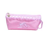 Qianly Ballet Dance Shoe Makeup Bag Pointe Shoe Bag Accessories Breathable Gifts with Zipper Ballerina Slipper Pouch Women Girls