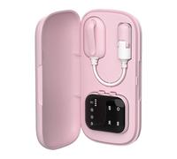 Qianly Bedwetting Alarm with Timer Function, Reminder, USB, Enuresis Indicator, Girls, Seniors, and Caregivers, Pink