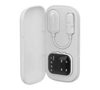 Qianly Bedwetting Alarm with Timer Function, Reminder, USB, Enuresis Indicator, Girls, Seniors, and Caregivers, White