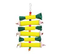 Qianly Bird Toy Parrot Toy Bird Cage Accessories Gifts Parrot Chewing Toy Parrot Cage Bite Toy for Macaws Cockatiel Small Pets