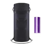 Qianly Boat Trash Can Oxford Garbage Bag, Water-repellent Waste Container, Portable Garbage Bin, Foldable for Sandbank, Kayak, Camping, Fishing, with Bags