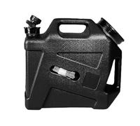 Qianly Camping Water Container Portable Outdoor Water Storage Jug Drinking Container Water Carrier Bucket with Large Opening And Odorless PE Material Suitabl, 12L Black