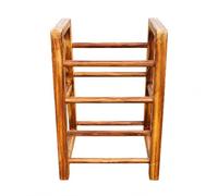 Qianly Carbonized Wooden Climbing Frame for Garden UK, Play Structure with Balance Beam, Physical Fitness Equipment for 7-14 Years, high-speed Game High Frame