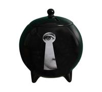 Qianly Ceramic Aroma Essential Oil Ornament, Lady Face Desktop Ornament, Ceramic Vase, Candle Holder for Bedroom, Style I