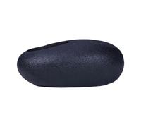 Qianly Ceramic Vase Flower Vase Home Decoration Flower Arrangement Bowl Tabletop Ornament for Desk Dining Table Office Living Room, Black