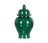 Qianly Ceramic Vase Porcelain Ginger Jar Storage Tank Traditional Organizer Temple Jar Ceramic Flower Vase for Home Party Weddings