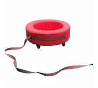 Qianly Children's Pull Cart Non-Slip Cushioned Cover Pull Stable Kids Tug Car for Sports Day, Red