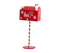 Qianly Christmas Mailbox Decoration Christmas Letter Box Xmas Decor Iron Art Mailbox Letters Decoration for Wedding Restaurant Shop