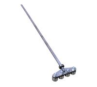 Qianly Circular Saw Guide Rail Set Adjustable Stainless Steel Positioning Ruler Cutting Guide Tool Heavy Duty Measurement Suitable for Hand Craft, Length 60cm