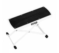 Qianly Classical Guitar Footrest Foldable Folding Foot Rest Portable Guitar Foot Stool for Guitarists, Artists, Practice Sittings, Production, Black White