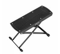 Qianly Classical Guitar Footrest Foldable Folding Foot Rest Portable Guitar Foot Stool for Guitarists, Artists, Practice Sittings, Production, Black