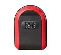 Qianly Combination Box, Wall-Mounted Key Storage, Digital Lock, Weatherproof Housing for Homeowners, Real Estate Agents, Etc, Red