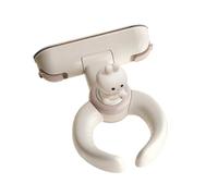 Qianly Compact Wall-Mounted Bath Rack | Foldable Bath Support Rack, Toolfor washroom, Young Children, Brown,